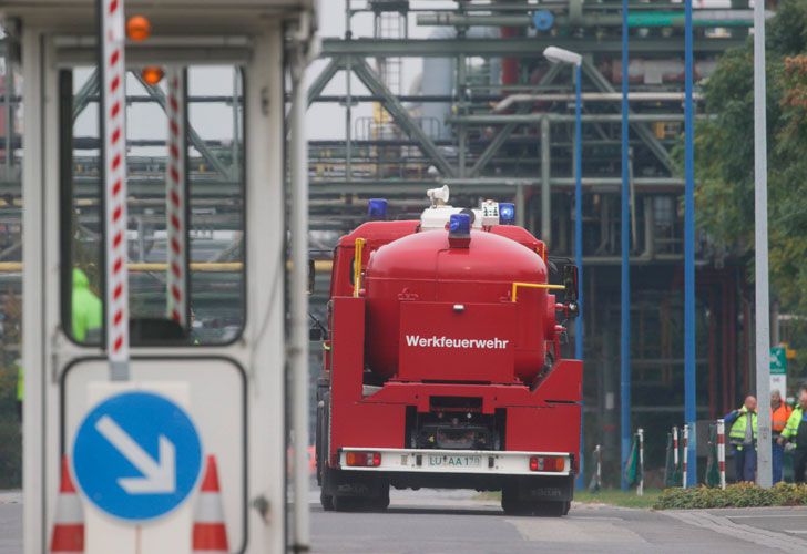 Explosión en una planta química de Alemania.