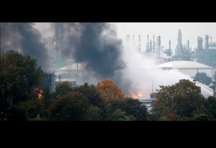 Explosión en una planta química de Alemania.