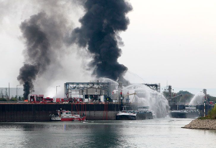 Explosión en una planta química de Alemania.