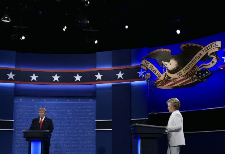 Hillary Clinton y Donald Trump se enfrentaron en el último debate presidencial.