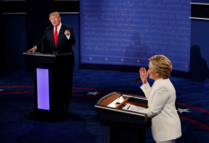 Hillary Clinton y Donald Trump se enfrentaron en el último debate presidencial.