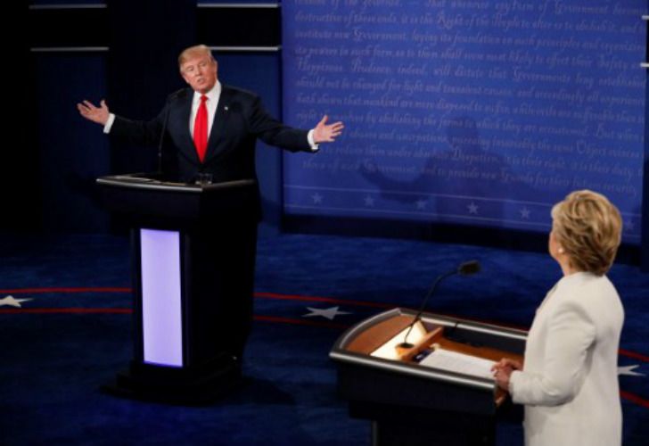 Hillary Clinton y Donald Trump se enfrentaron en el último debate presidencial.