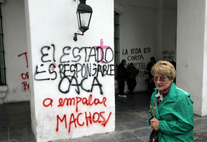 Vandalizaron el Cabildo. 