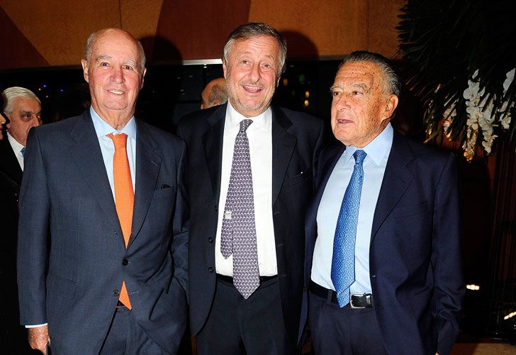 Carlos Fontan Balestra, Cristiano Rattazzi y Eduardo Eurnekian