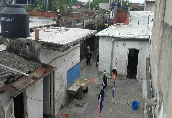 Eran explotados en un taller textil ubicado detrás de un almacén. 