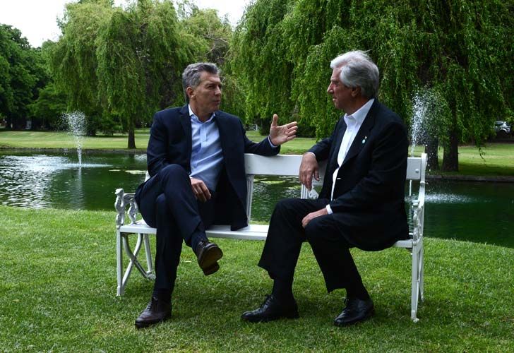 Macri y Tabaré Vázquez