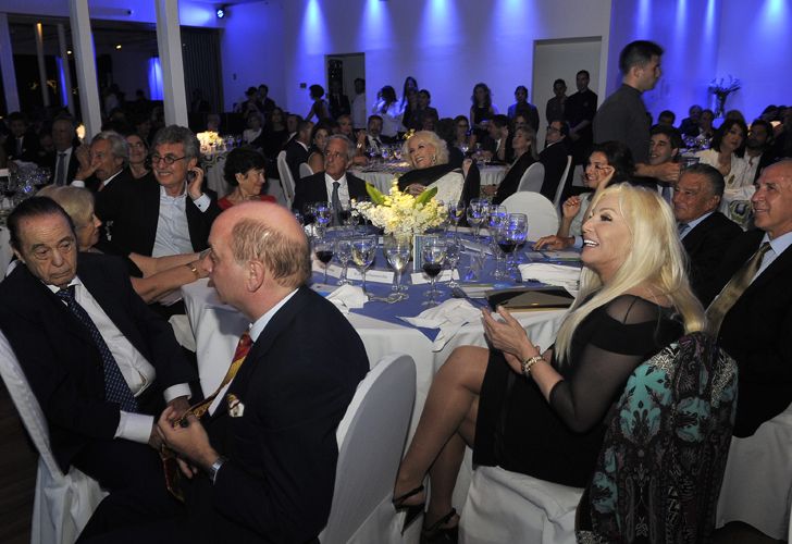 Alberto Fontevecchia, Susana Giménez y el presidente de la Corte Suprema, Ricardo Lorenzetti.