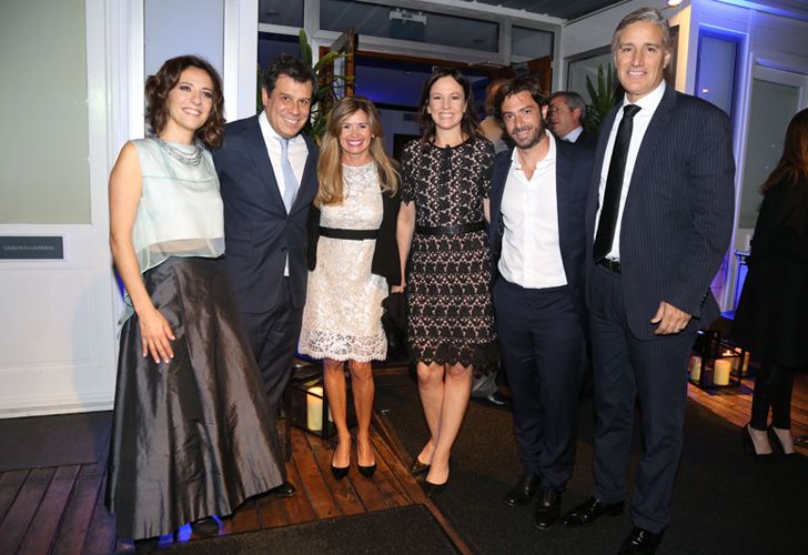 Josefina y Facundo Manes junto a la ministra de Desarrollo Social, Carolina Stanley y su marido, el ministro de Gobierno de la provincia de Buenos Aires, Federico Salvai. 