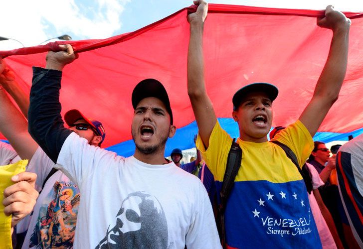 Protesta contra Maduro