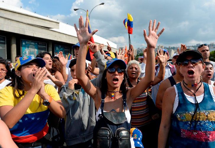 Protesta contra Maduro