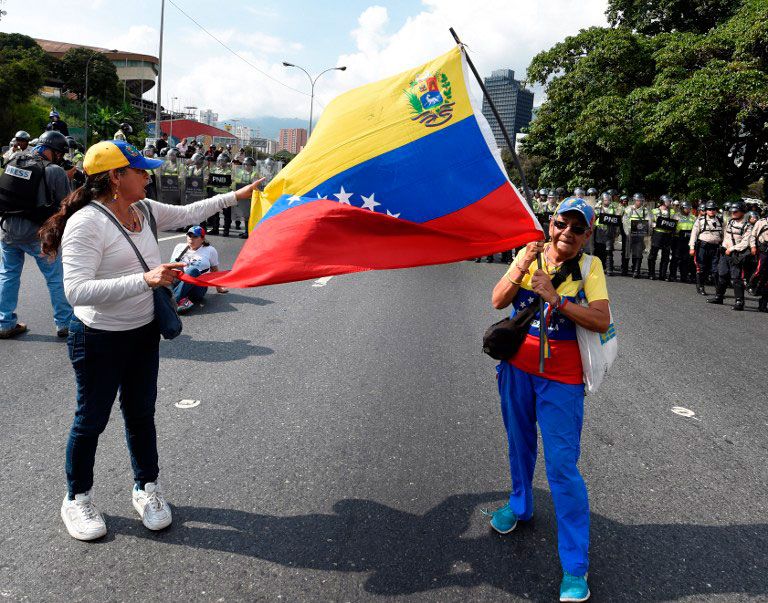 Protesta contra Maduro