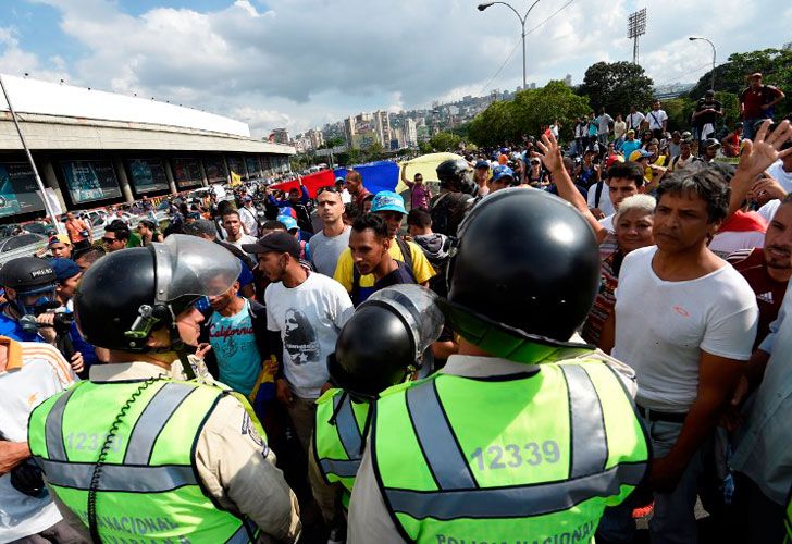 Protesta contra Maduro