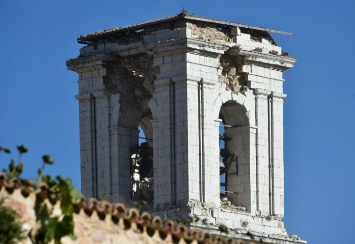 Umbría, la región del centro de Italia que sufrió el violento terremoto.