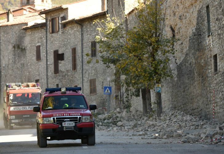 Umbría, la región del centro de Italia que sufrió el violento terremoto.