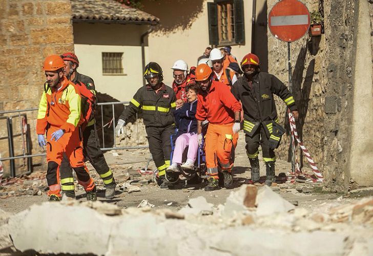 Umbría, la región del centro de Italia que sufrió el violento terremoto.