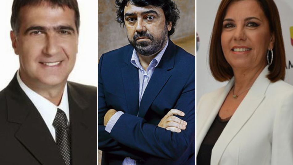 Antonio Laje, Juan Cruz Avila y Liliana Parodi
