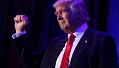 Trump, presidente electo de los Estados Unidos.