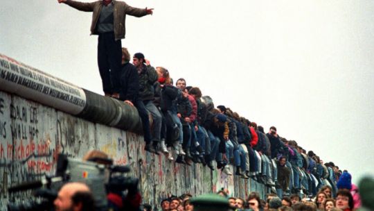 La Potsdamer Platz el 9 de noviembre de 1989.