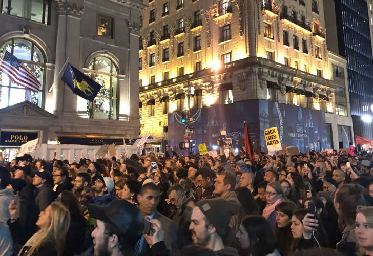 Protestas en la Trump Tower