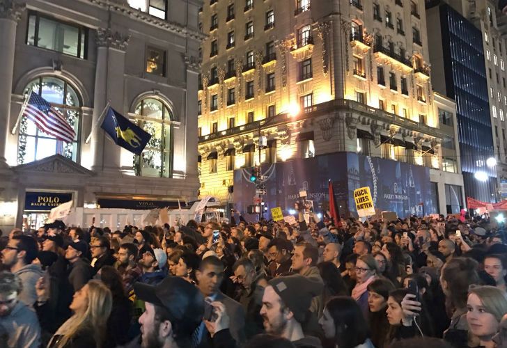 Protestas en la Trump Tower