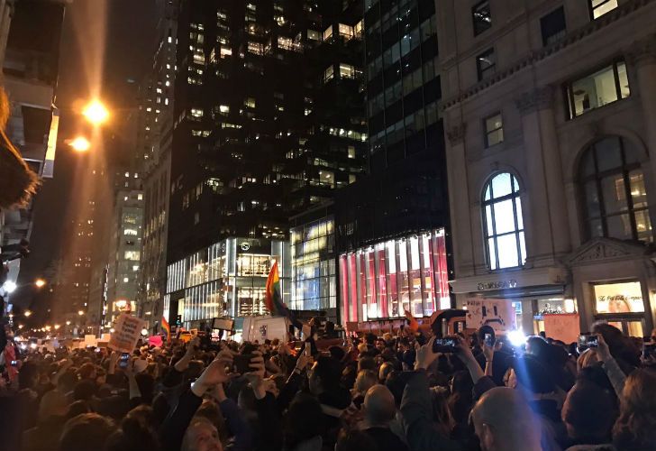 Protestas en la Trump Tower