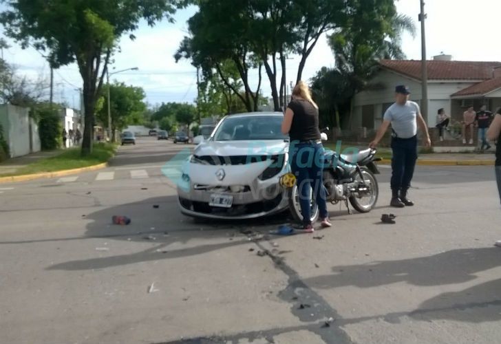 Ricardo Lorenzetti sufrió un accidente en Rafaela. 