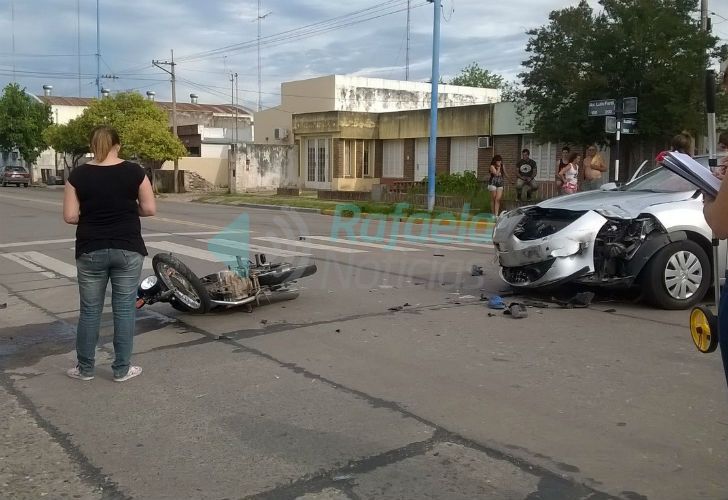 Ricardo Lorenzetti sufrió un accidente en Rafaela. 