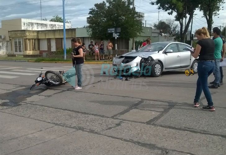 Ricardo Lorenzetti sufrió un accidente en Rafaela. 