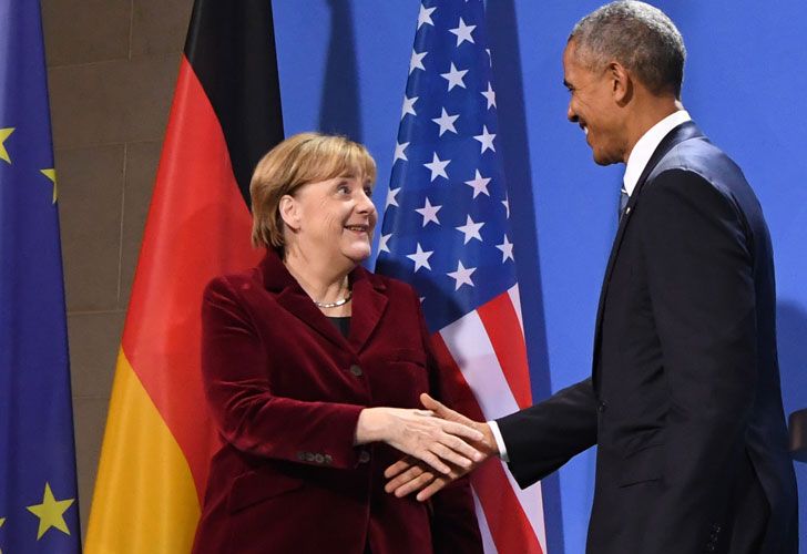 Obama y Merkel