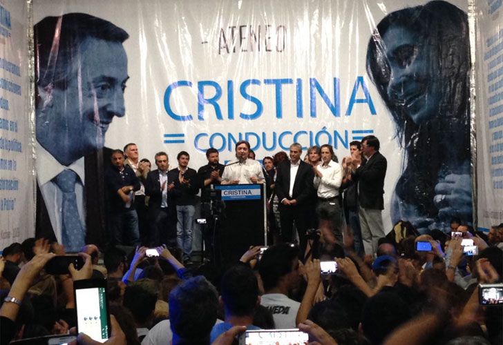 Kirchner encabezó un acto de inauguración del ateneo "Cristina Conducción", en el municipio bonaerense de Avellaneda.