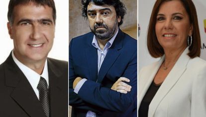 Antonio Laje, Juan Cruz Avila y Liliana Parodi.