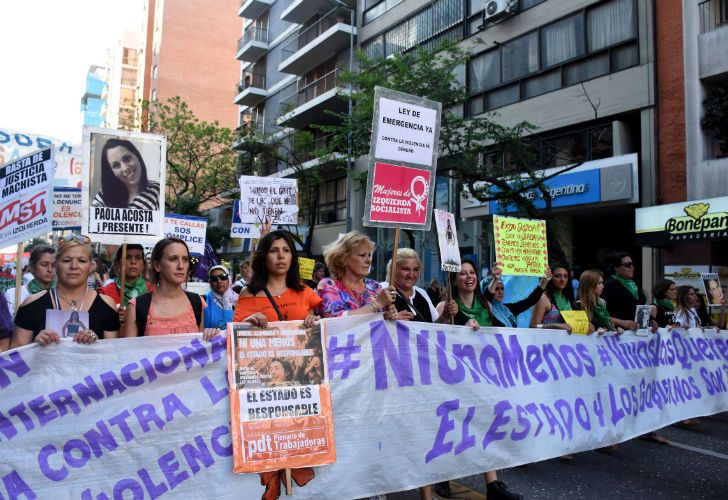 Distintas marchas se realizaron en países de América Latina para repudiar los feminicidios. 