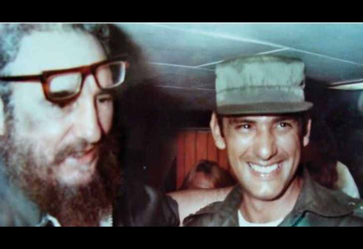 Fidel Castro y Juan Reinaldo Sánchez.