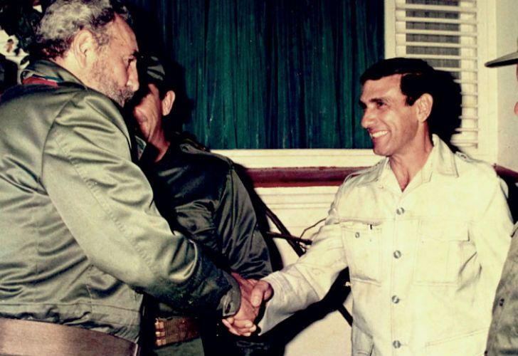 Fidel Castro y Juan Reinaldo Sánchez.