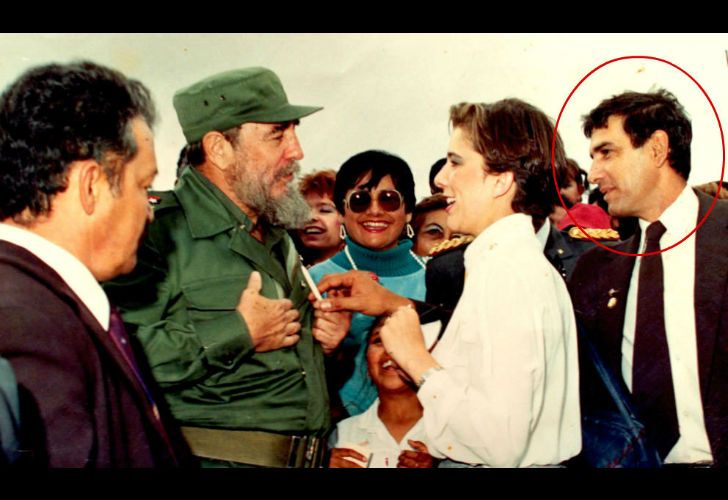 Fidel Castro y Juan Reinaldo Sánchez.