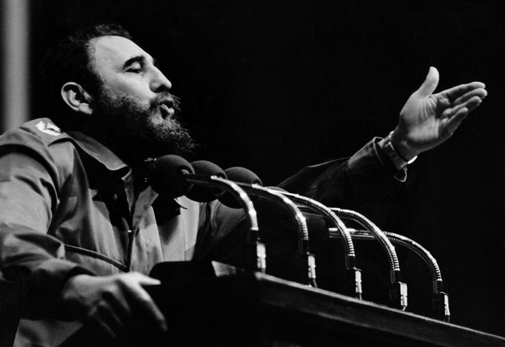 Fidel Castro en la década de los 70.