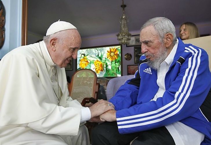 Fidel Castro se reunió con Juan Pablo II, Benedicto XVI y Francisco.