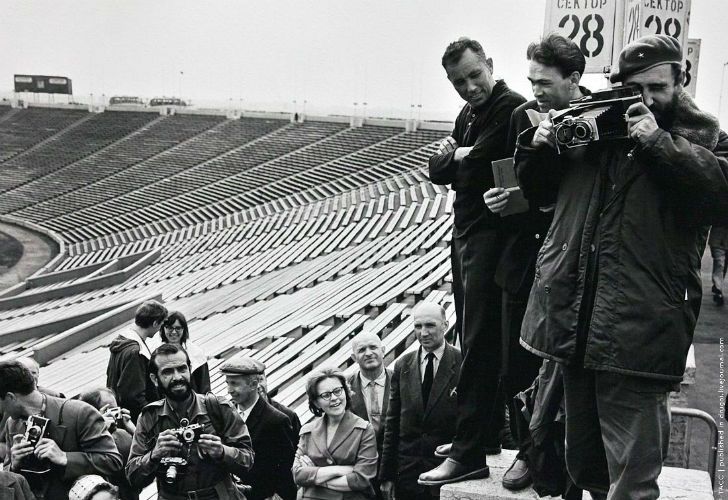 Castro en Leningrado, 1963.