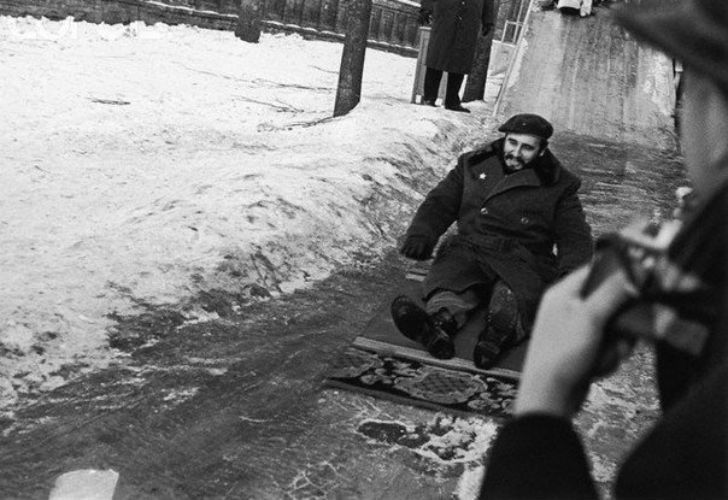 Castro en Rusia, 1953.