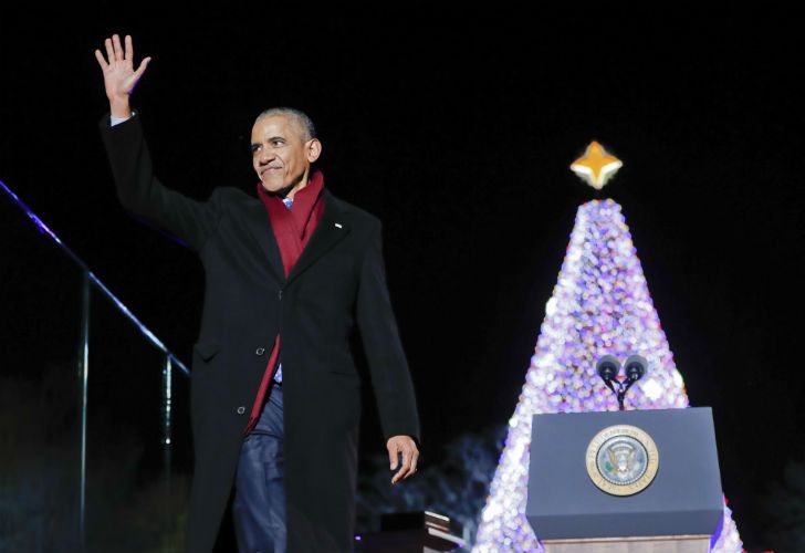 Los Obama pasan las últimas navidades en la Casa Blanca tras ocho años.