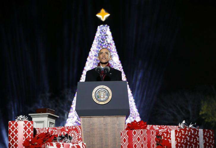 Los Obama pasan las últimas navidades en la Casa Blanca tras ocho años.