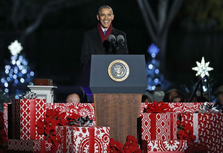 Los Obama pasan las últimas navidades en la Casa Blanca tras ocho años.