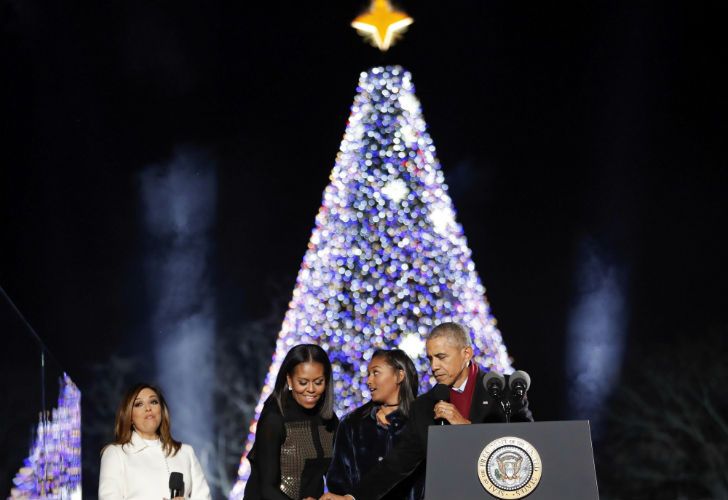 Los Obama pasan las últimas navidades en la Casa Blanca tras ocho años.