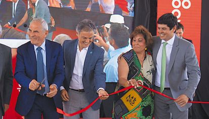 ANTIDATOS. Cabrera combate los malos datos con inauguraciones.