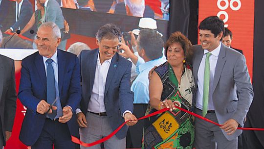 ANTIDATOS. Cabrera combate los malos datos con inauguraciones.