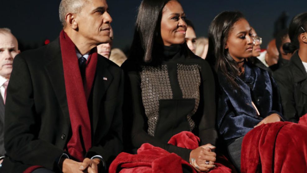 Los Obama pasan las últimas navidades en la Casa Blanca tras ocho años.