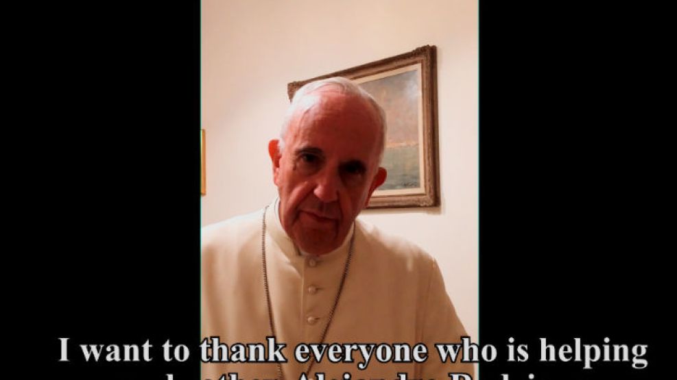 El mensaje del papa Francisco.