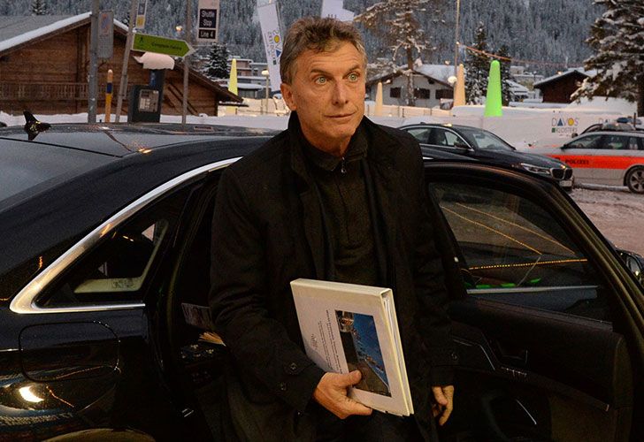 Davos Suiza 20/01/2016, El presidente Macri llegó hoy a Davos donde participará del foro económico mundial y desarrollará una nutrida agenda.