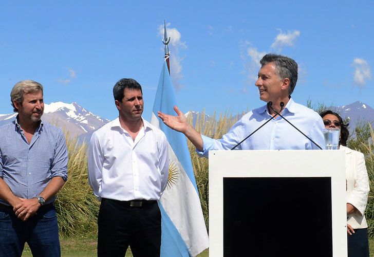 San Juan 12/02/16, Mauricio Macri, realizó anuncio sobre minería en el departamento de Ccaligasta, provincia de San Juan.