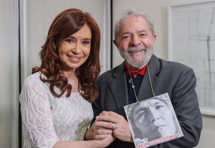 Cristina Fernández de Kirchner y Lula Da Silva.